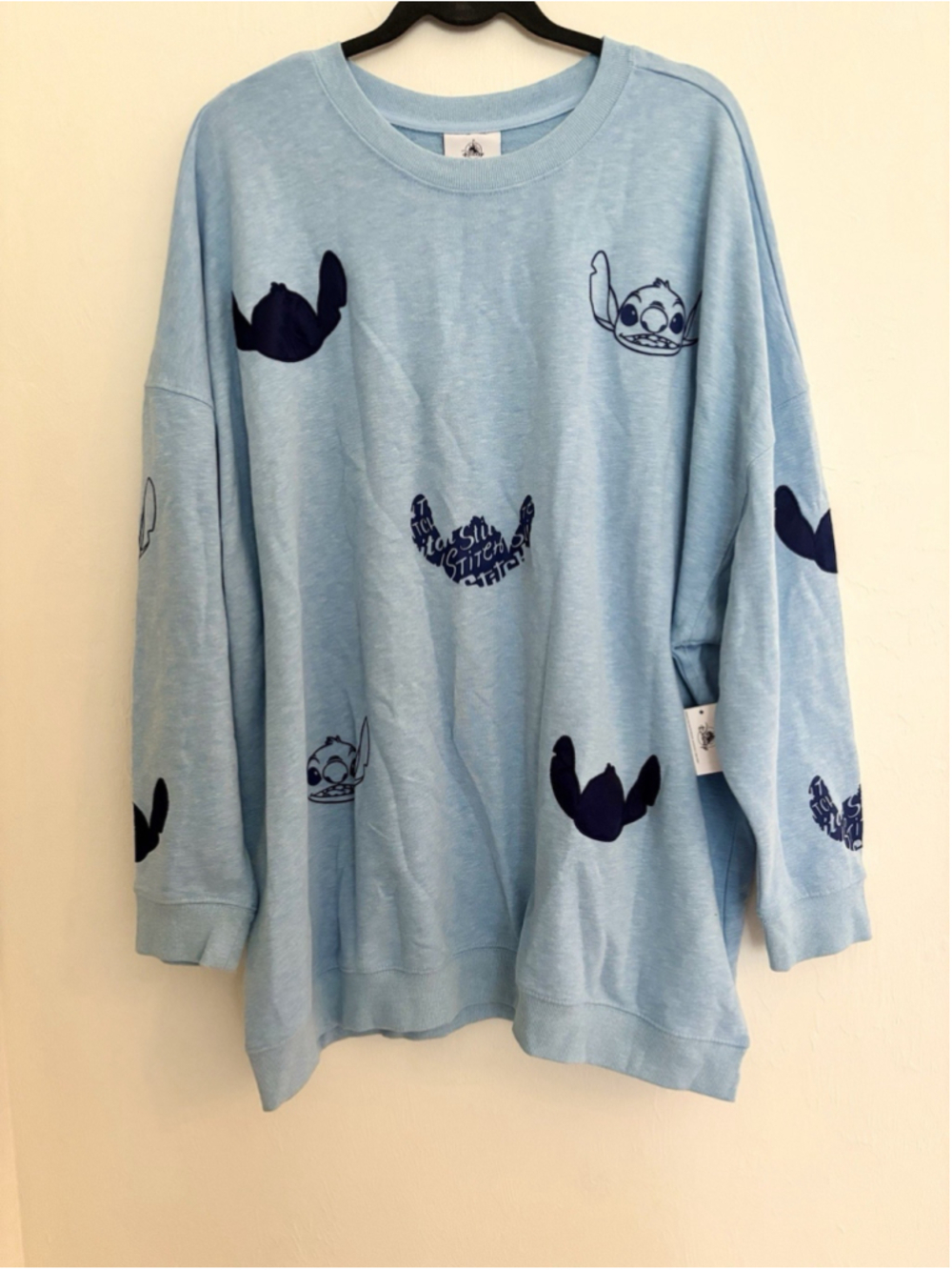 Walt Disney World Double Sided Stitch Crewneck Sweatshirt Sweater Parks XXL NWT